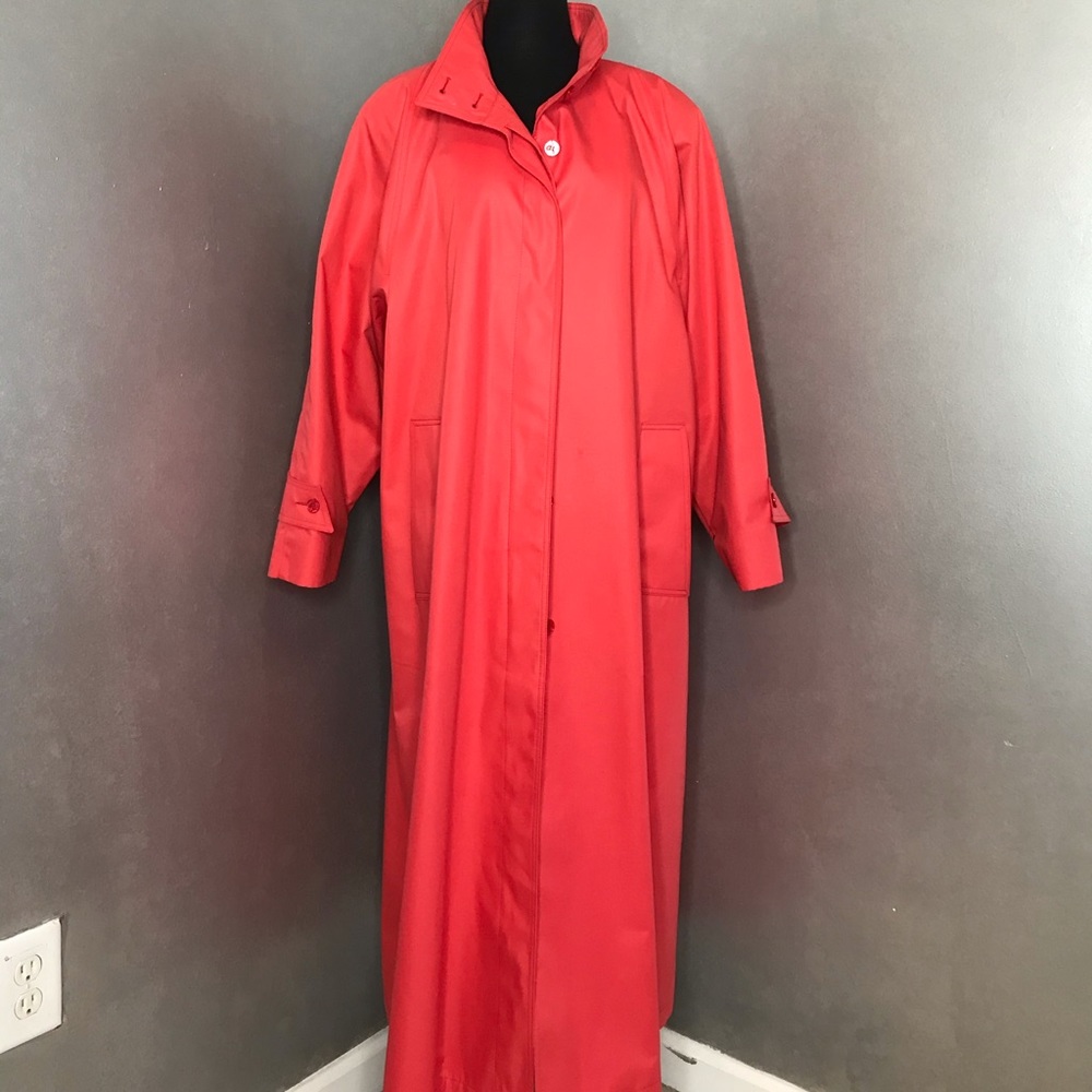 London Fog - Melon Swing Trench Coat Size 14 $80